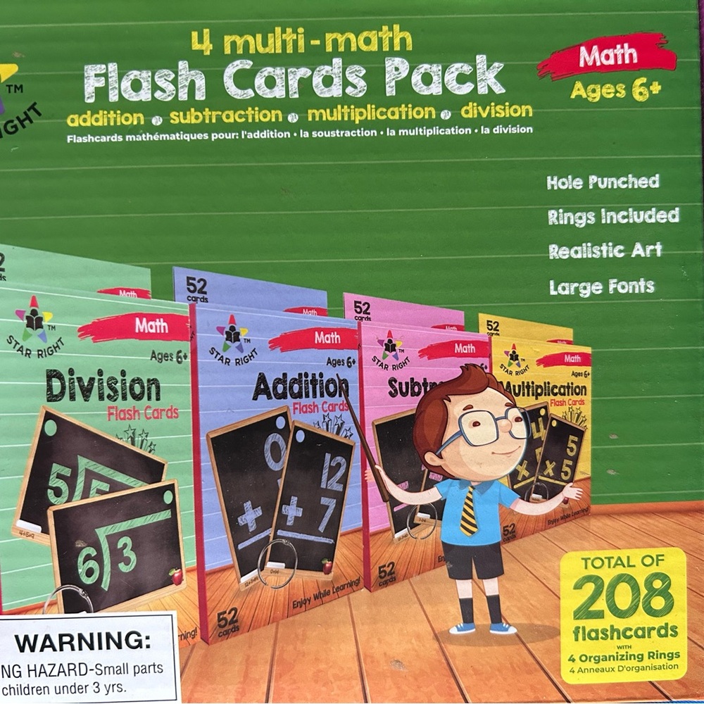 Multi-Math Flash Cards - Picture 2 of 12